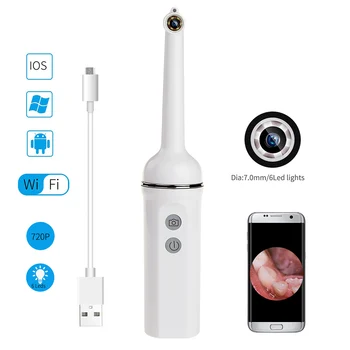 Handheld Teeth Inspection Endoscope Wireless WiFi Oral Endoscope 6 LED Lights Snake Camera HD Video for iOS Android 
Handheld Teeth Inspection Endoscope Wireless WiFi Oral Endoscope 6 LED Lights Snake Camera HD Video for iOS Android