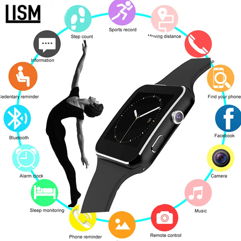 X6 Curved Touch Screen Bluetooth Smartwatch TF SIM Camera Men Women Smart Watch for Android IOS IPhone Samsung Fashion Watches
X6 Curved Touch Screen Bluetooth Smartwatch TF SIM Camera Men Women Smart Watch for Android IOS IPhone Samsung Fashion Watches
