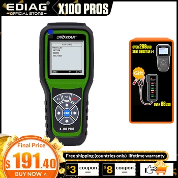 OBDSTAR X100 PROS Auto Key Programmer for IMMO+Odometer+OBD Software (C+D+E) including EEPROM adapter Better than Digiprog 3
OBDSTAR X100 PROS Auto Key Programmer for IMMO+Odometer+OBD Software (C+D+E) including EEPROM adapter Better than Digiprog 3