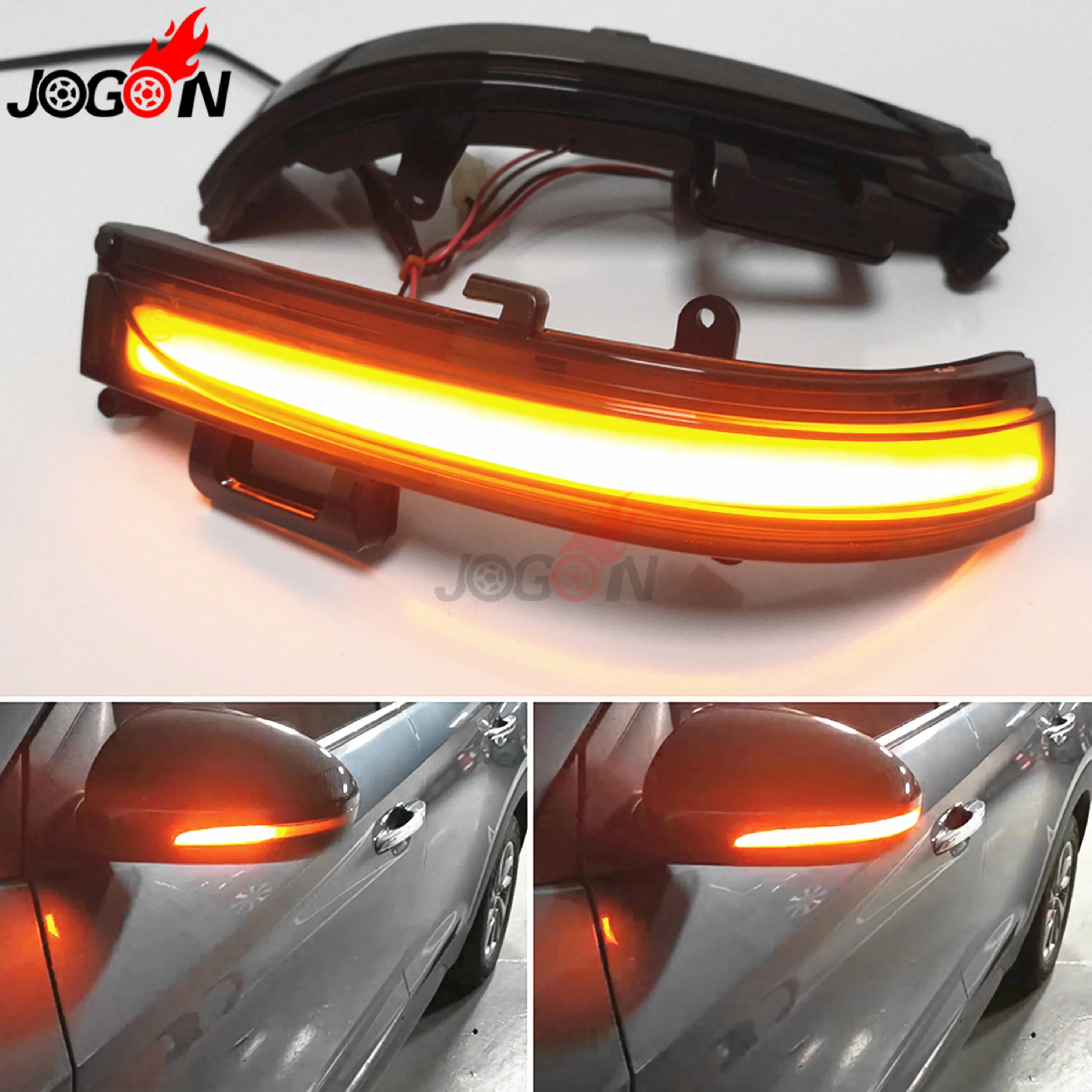 

LED Dynamic Turn Signal Light Sequential Blinker Side Rearview Mirror Indicator For Hyundai Tucson TL 2016 2017 2018 2019