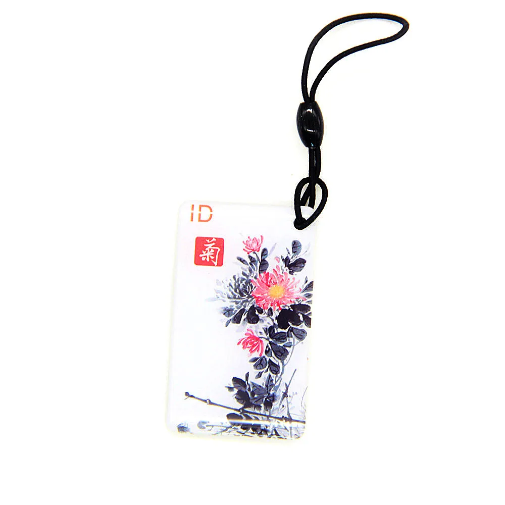 1pcs 125KHZ EM4100 TK4100 Chinese Chrysanthemum Keyfobs Keychain ID Key Fob Card Read Only Access Control RFID Card
1pcs 125KHZ EM4100 TK4100 Chinese Chrysanthemum Keyfobs Keychain ID Key Fob Card Read Only Access Control RFID Card