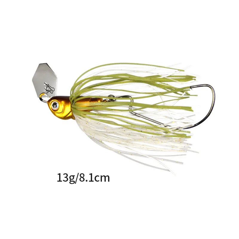 17g Chatterbait Blade Bait With Rubber Skirt Beard Soft Fishing Lures Tackle Bright Color High-quality Materials
17g Chatterbait Blade Bait With Rubber Skirt Beard Soft Fishing Lures Tackle Bright Color High-quality Materials