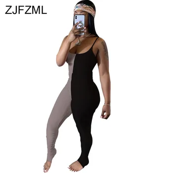 Spaghetti Strap Ruched Sexy Skinny Jumpsuit For Women Color Block Splice One Piece Overall Summer Backless Bodycon Club Outfits
Spaghetti Strap Ruched Sexy Skinny Jumpsuit For Women Color Block Splice One Piece Overall Summer Backless Bodycon Club Outfits