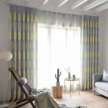 Nordic Fresh Garden Girl Cotton and Hemp Curtains Fresh Finished Products Living Room Bedroom Study Floating Window Curtain 
Nordic Fresh Garden Girl Cotton and Hemp Curtains Fresh Finished Products Living Room Bedroom Study Floating Window Curtain