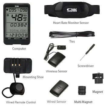 3 in 1 Wireless Bike Computer + Heart Rate Monitor Cadence Sensor Speedometer Odometer Cycling Computer Stopwatch Waterproof New
3 in 1 Wireless Bike Computer + Heart Rate Monitor Cadence Sensor Speedometer Odometer Cycling Computer Stopwatch Waterproof New