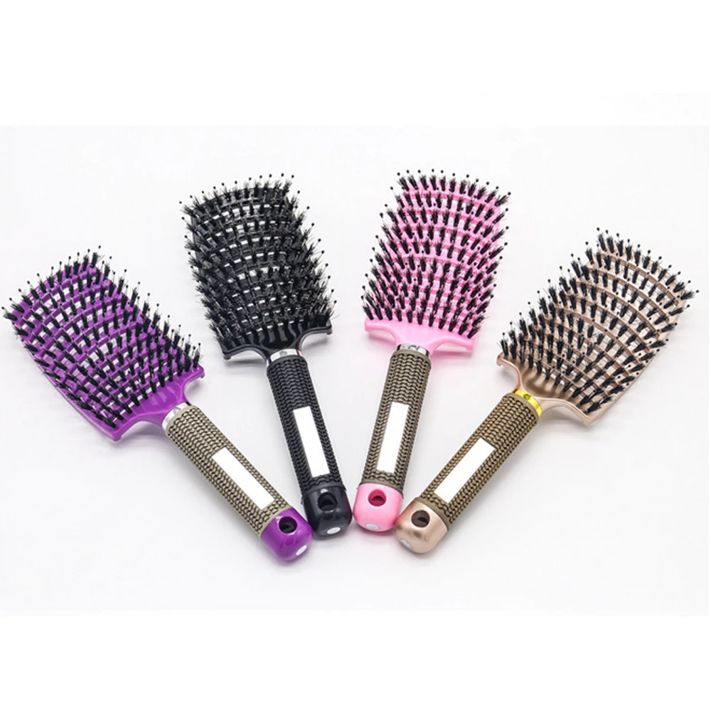 Hair Scalp Massage Comb Bristle & Nylon Hairbrush Wet Curly Detangle Hair Brush with 12pcs Clips for Hairdressing Styling Tools
Hair Scalp Massage Comb Bristle & Nylon Hairbrush Wet Curly Detangle Hair Brush with 12pcs Clips for Hairdressing Styling Tools