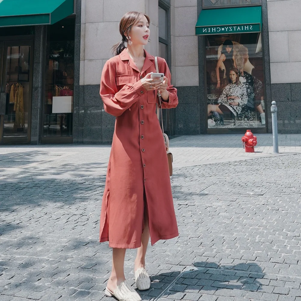 France Non-mainstream Platycodon Grandiflorum Skirt 2019 Autumn New Style WOMEN'S Dress Hipster Vintage CHIC-Style Single Breast
France Non-mainstream Platycodon Grandiflorum Skirt 2019 Autumn New Style WOMEN'S Dress Hipster Vintage CHIC-Style Single Breast