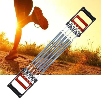 5 Spring Sports Muscle Hand Gripper Gym Strength Detachable Multifunctional Durable Plastic Handle Chest Pull Expander Fitness 
5 Spring Sports Muscle Hand Gripper Gym Strength Detachable Multifunctional Durable Plastic Handle Chest Pull Expander Fitness