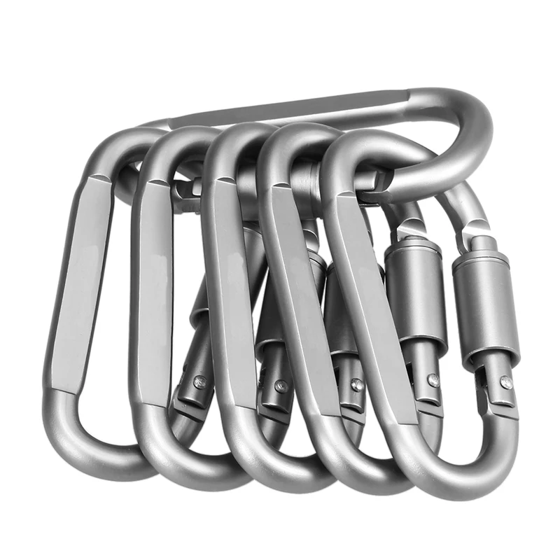 Hike Aluminum keychain Hook Carabiner survive Clasp 4Pcs D ring lock Quickdraw Clip screw Climb Camp Snap Hang Outdoor chain
Hike Aluminum keychain Hook Carabiner survive Clasp 4Pcs D ring lock Quickdraw Clip screw Climb Camp Snap Hang Outdoor chain