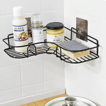 Nordic Style Bathroom Corner Rack Without Punch Suction Wall Type Right Angle Shelf Holder Kitchen Fitted Wall Storage Organizer 
Nordic Style Bathroom Corner Rack Without Punch Suction Wall Type Right Angle Shelf Holder Kitchen Fitted Wall Storage Organizer