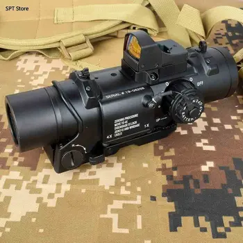 Tactical 1x-4x Fixed Dual Purpose Scope With Mini Red Dot Scope Red Dot Sight for Rifle Hunting Shooting
Tactical 1x-4x Fixed Dual Purpose Scope With Mini Red Dot Scope Red Dot Sight for Rifle Hunting Shooting