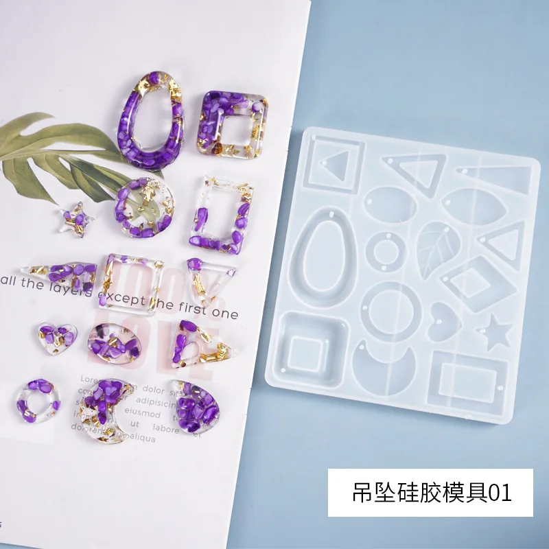 Crystal Resin Mold Pendant Jewelry Earrings Mirror Silicone Mold DIY Jewelry Boho Chic Earrings Making Resin Jewelry Mould
Crystal Resin Mold Pendant Jewelry Earrings Mirror Silicone Mold DIY Jewelry Boho Chic Earrings Making Resin Jewelry Mould