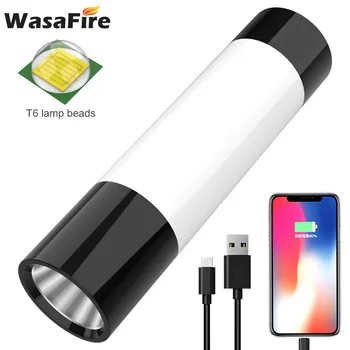 Powerful T6 USB Charging Led Flashlight 5 Modes Torch Multi-Function Working Light Power Bank Tail Magnetic Lantern
Powerful T6 USB Charging Led Flashlight 5 Modes Torch Multi-Function Working Light Power Bank Tail Magnetic Lantern