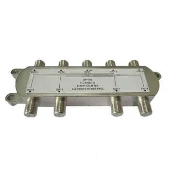 GSP-08A 8-way Signal Satellite Splitter TV Antenna RF Coaxial Cable Splitter Wholesale Indoor ONLENY
GSP-08A 8-way Signal Satellite Splitter TV Antenna RF Coaxial Cable Splitter Wholesale Indoor ONLENY