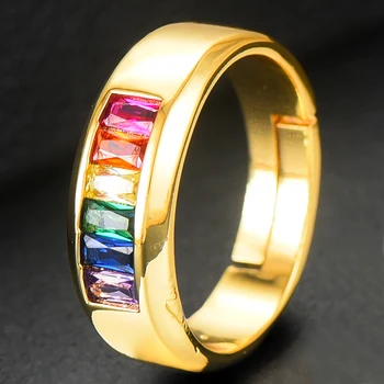 missvikki Luxury Shiny Multicolor Gold Ring For Women Wedding Cubic Zircon Engagement Dubai Punk Bridal Charm Finger Rings 2020
missvikki Luxury Shiny Multicolor Gold Ring For Women Wedding Cubic Zircon Engagement Dubai Punk Bridal Charm Finger Rings 2020