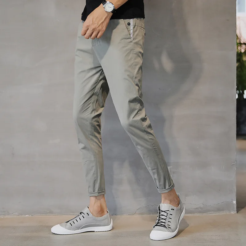 Leading Benchmark 2019 Spring New Style Pants Men's Slim Fit Korean-style Trend Casual Pants Men's Skinny Pants Students Trouser
Leading Benchmark 2019 Spring New Style Pants Men's Slim Fit Korean-style Trend Casual Pants Men's Skinny Pants Students Trouser