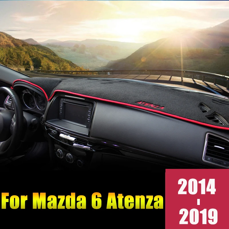 Чехол для приборной панели автомобиля Mazda 6 ATENZA 2014 2015 2016 2017 2018 LHD|Лепнина интерьера|