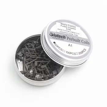 Glotech Staple Framed Fused Clapton Premade Coils A1 Ni80 Heating Wire Prebuilt Coils for RTA RDA RBA Atomizer DIY Vape Coils
Glotech Staple Framed Fused Clapton Premade Coils A1 Ni80 Heating Wire Prebuilt Coils for RTA RDA RBA Atomizer DIY Vape Coils