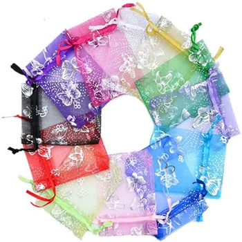 100pcs Butterfly Organza Bag Wedding Pouches Jewelry Packaging Display Bags Pouches Gift Bag 10x12cm Shopping Bag
100pcs Butterfly Organza Bag Wedding Pouches Jewelry Packaging Display Bags Pouches Gift Bag 10x12cm Shopping Bag