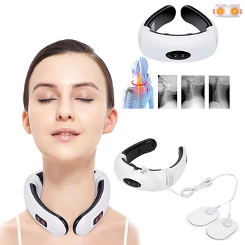 Electric Pulse Back and Neck Massager Far Infrared Heating Pain Relief Health Care Relaxation Tool Intelligent Cervical Massager
Electric Pulse Back and Neck Massager Far Infrared Heating Pain Relief Health Care Relaxation Tool Intelligent Cervical Massager