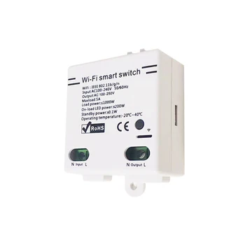 100-250V eWelink WIFI Smart Switch Wireless Remote Control WiFi Smart Home Modified Accessories for Google Amazon Voice Control
100-250V eWelink WIFI Smart Switch Wireless Remote Control WiFi Smart Home Modified Accessories for Google Amazon Voice Control
