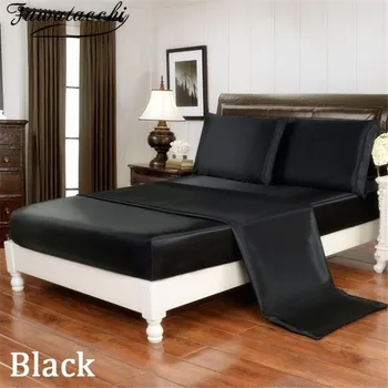 Fuwatacchi 4pcs Luxury Satin Silk Damask Bed Sheet Solid Bedding Set Cover Flat Sheet Fitted Sheet Red Wedding Beds Pillowcase
Fuwatacchi 4pcs Luxury Satin Silk Damask Bed Sheet Solid Bedding Set Cover Flat Sheet Fitted Sheet Red Wedding Beds Pillowcase