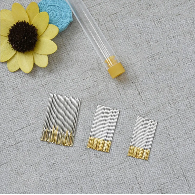 25PCS gold tail needle manual special three-strand four-core medium CT22/24/26 2/3/4/6 strand embroidery thread needle
25PCS gold tail needle manual special three-strand four-core medium CT22/24/26 2/3/4/6 strand embroidery thread needle