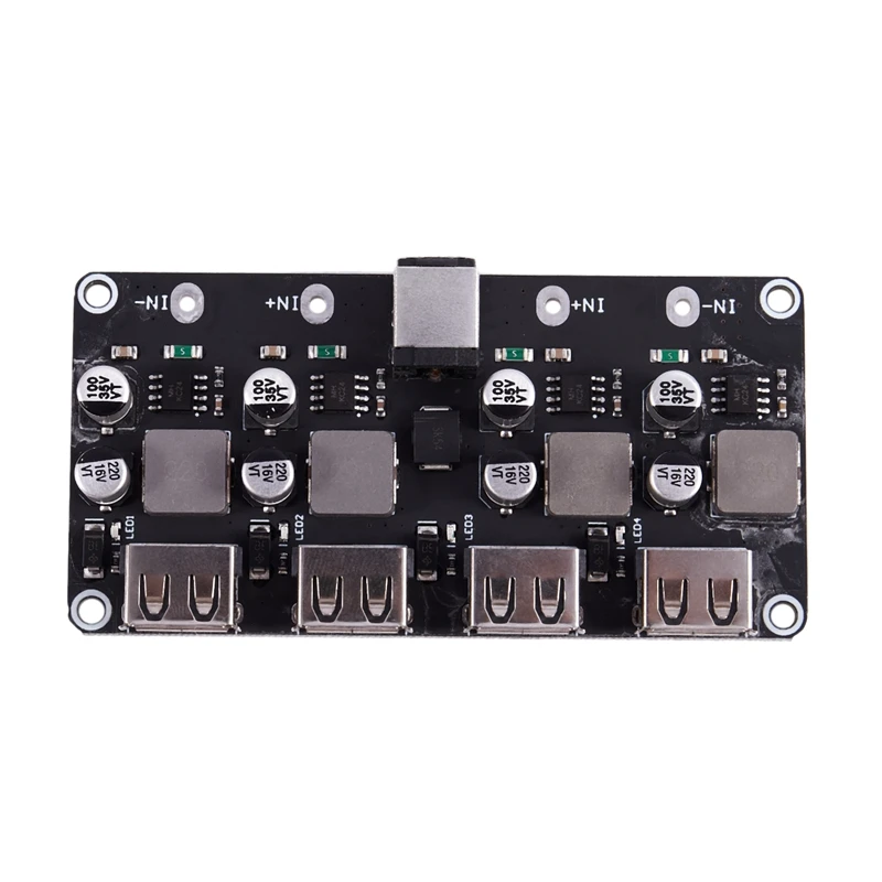 4 канальный Usb Qc3.0 Qc2.0 постоянного тока Dc понижающий преобразователь зарядки