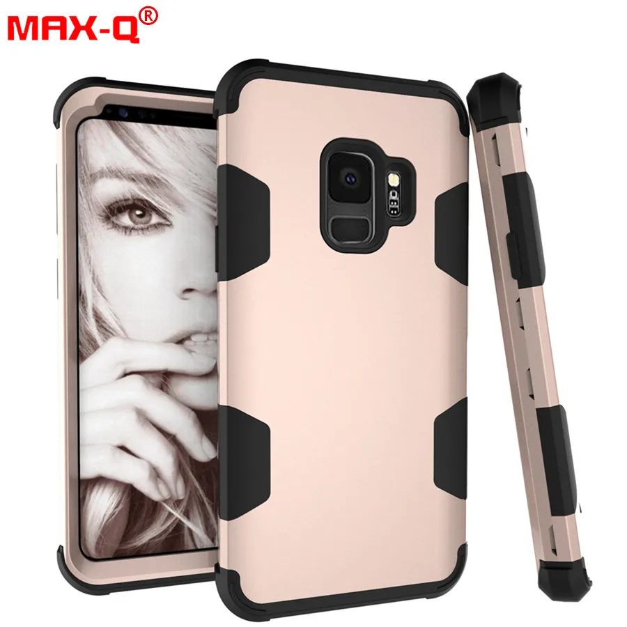 MAX-Q NEW For Samsung Galaxy S9 Cover Armor Shockproof Phone Bags 3-Layers Hybrid Full-Body case for Samsung Galaxy S9 Plus s9+
MAX-Q NEW For Samsung Galaxy S9 Cover Armor Shockproof Phone Bags 3-Layers Hybrid Full-Body case for Samsung Galaxy S9 Plus s9+