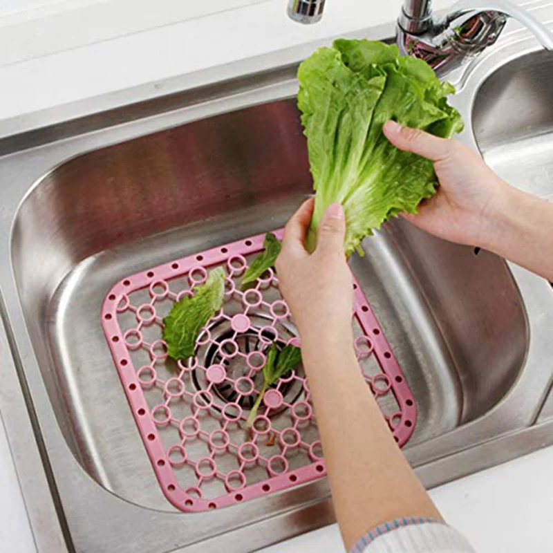 Kitchen Drain Mat Sink Drain Pad Fruit Anti-slip Mat Hanging-type Foods Insulation Mat Multi-function Kitchen Home Gadgets
Kitchen Drain Mat Sink Drain Pad Fruit Anti-slip Mat Hanging-type Foods Insulation Mat Multi-function Kitchen Home Gadgets