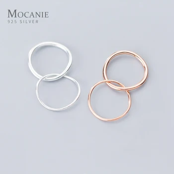 Mocanie Fashion 925 Sterling Silver Irregular Double Round Interlock Ring for Women Korea Style Geometric Ring Fine Jewelry Gift
Mocanie Fashion 925 Sterling Silver Irregular Double Round Interlock Ring for Women Korea Style Geometric Ring Fine Jewelry Gift