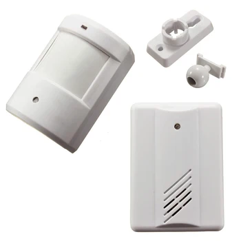 Digital Wireless Doorbell Driveway Garage Motion Sensor Alarm Infrared Wireless Alarm System with Mount Door Bell 
Digital Wireless Doorbell Driveway Garage Motion Sensor Alarm Infrared Wireless Alarm System with Mount Door Bell