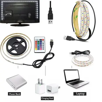 Waterproof 5V USB RGB Flexible LED Strip RGB Light 1M 2M 3M TV BackLight Bar Lighting + RF Remote Controller For Home Bar Decor
Waterproof 5V USB RGB Flexible LED Strip RGB Light 1M 2M 3M TV BackLight Bar Lighting + RF Remote Controller For Home Bar Decor