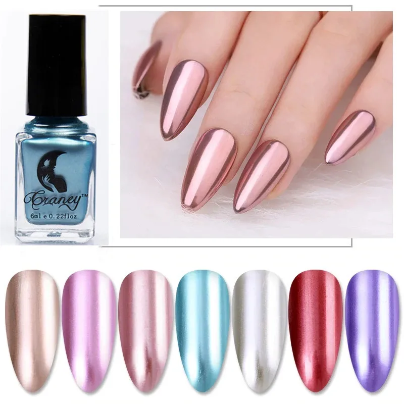 6ml Silver Mirror Nail Polish Rose Gold Transparent Color 7.5ml Long-Lasting Nail varnish Fast Dry Nail Polish
6ml Silver Mirror Nail Polish Rose Gold Transparent Color 7.5ml Long-Lasting Nail varnish Fast Dry Nail Polish
