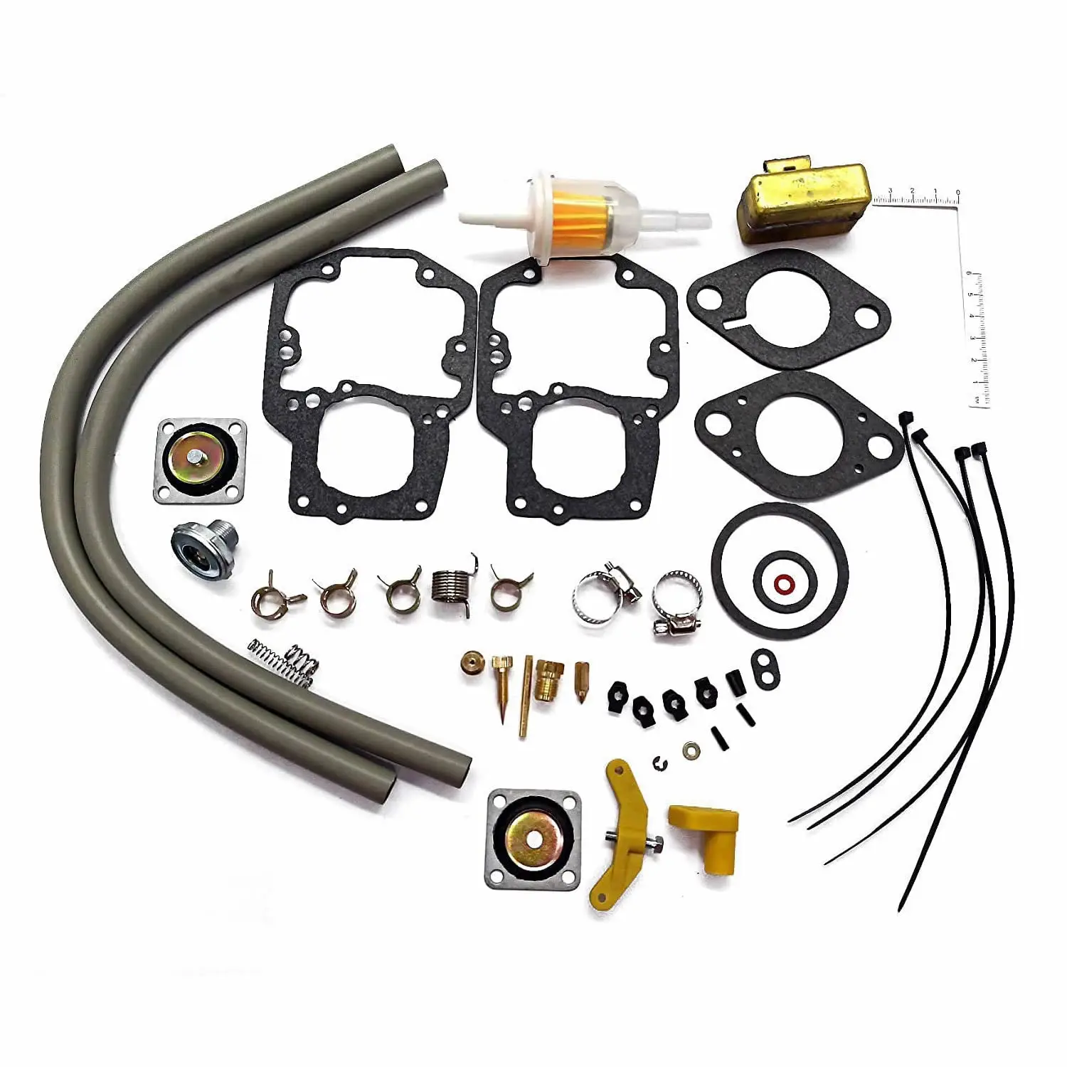 Carburetor Repair Kit Replacement for 1963-1969 6 Cylinder Model 1100 1101 1 Barrel Series 144 170 200 Carburetor
Carburetor Repair Kit Replacement for 1963-1969 6 Cylinder Model 1100 1101 1 Barrel Series 144 170 200 Carburetor