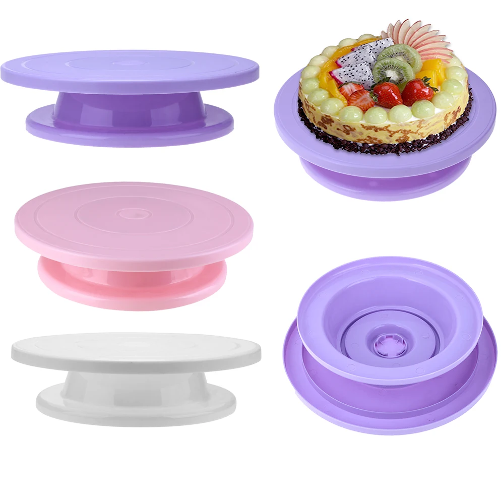 Kitchen Baking Tools 28cm Plastic Cake Turntable Rotating Anti-skid Cake Decorating Turntable Cake Rotary Table Round Cake Stand
Kitchen Baking Tools 28cm Plastic Cake Turntable Rotating Anti-skid Cake Decorating Turntable Cake Rotary Table Round Cake Stand