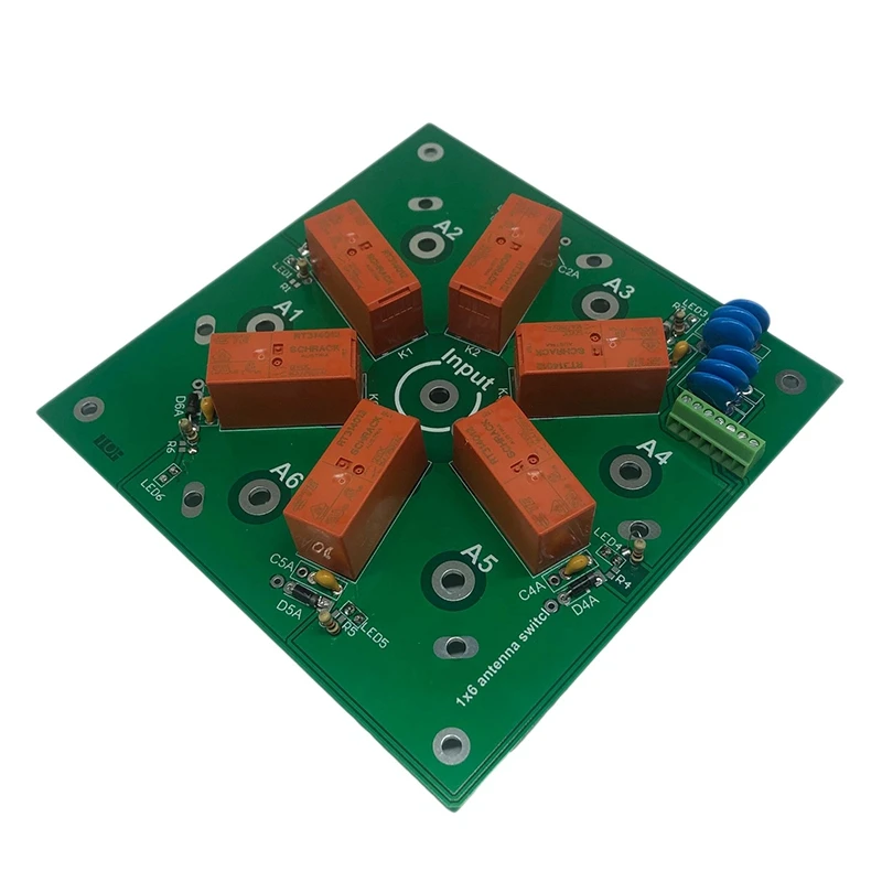 6-Way DIY Kit 6:1 коаксиальный выносная антенна переключатель так что-239 1 8 МГц ~ 60