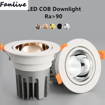 12pcs 5W 7W 10W 12W 15W Led Downlight White Body dimmable spot cob AC110-240V Lighting Fixtures Recessed Down Lights
12pcs 5W 7W 10W 12W 15W Led Downlight White Body dimmable spot cob AC110-240V Lighting Fixtures Recessed Down Lights
