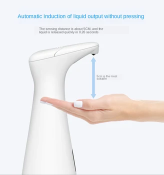 Kitchen Bathroom Automatic Motion Activated Liquid Soap Dispenser Hand Sanitizer Machine Smart Infrared Sensing Touchless
Kitchen Bathroom Automatic Motion Activated Liquid Soap Dispenser Hand Sanitizer Machine Smart Infrared Sensing Touchless