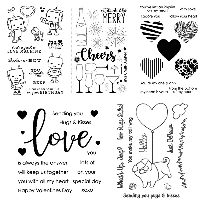 Robot Valentine Love Clear Stamps Coordinate Dies Stencil Metal Cutting dies DIY Scrapbooking Decorative Embossing 2020
Robot Valentine Love Clear Stamps Coordinate Dies Stencil Metal Cutting dies DIY Scrapbooking Decorative Embossing 2020