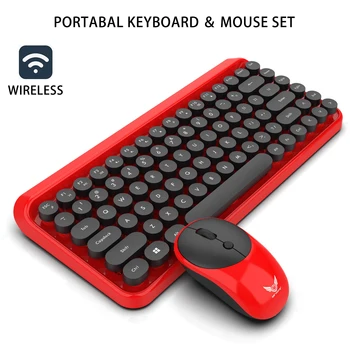 2.4Ghz Wireless Protable keyboard and mouse set 84keys Retro Round Keycap 3 option adjustable DPI 1600
2.4Ghz Wireless Protable keyboard and mouse set 84keys Retro Round Keycap 3 option adjustable DPI 1600
