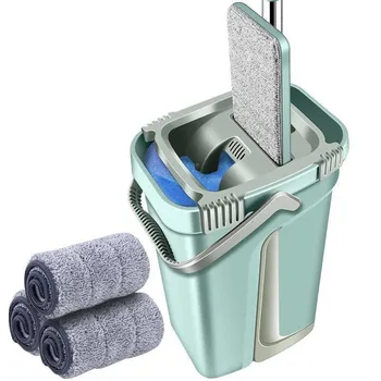 Magic Cleaning Mops Free Hand Mop with Bucket Drop Shipping Floors Squeeze Flat Mop with Water Home Kitchen Floor Cleaner
Magic Cleaning Mops Free Hand Mop with Bucket Drop Shipping Floors Squeeze Flat Mop with Water Home Kitchen Floor Cleaner