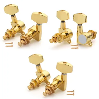6pcs/Set Chrome Gold Guitar String Tuning Pegs Tuners 3R+3L Machine Heads Ukulele Guitar Parts For Stringed Instruments
6pcs/Set Chrome Gold Guitar String Tuning Pegs Tuners 3R+3L Machine Heads Ukulele Guitar Parts For Stringed Instruments