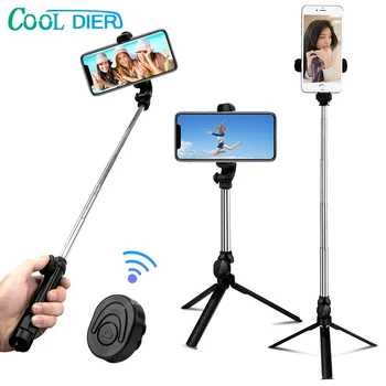 COOL DIER Bluetooth wireless selfie stick mini handheld foldable shutter tripod monopod For Iphone Samsung Huawei
COOL DIER Bluetooth wireless selfie stick mini handheld foldable shutter tripod monopod For Iphone Samsung Huawei