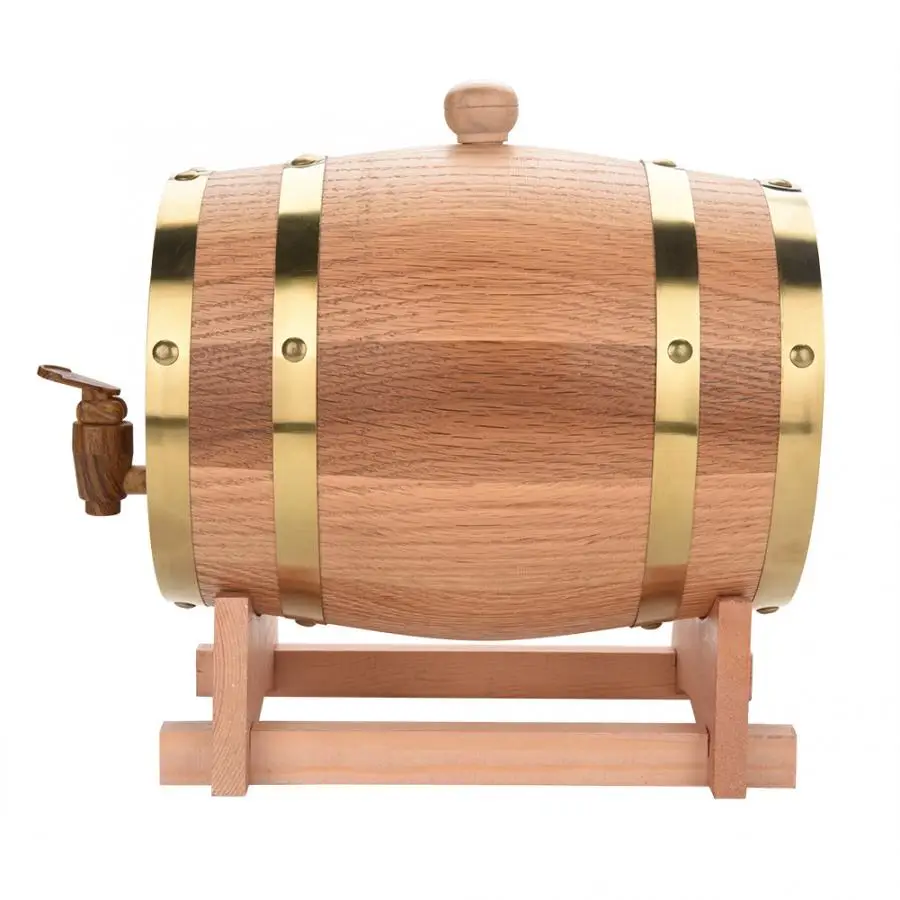Wine Beer Whiskey Rum Wooden Keg Oak Details about   RETRO Timber Port Barrel 1.5L/3L/5L/10L