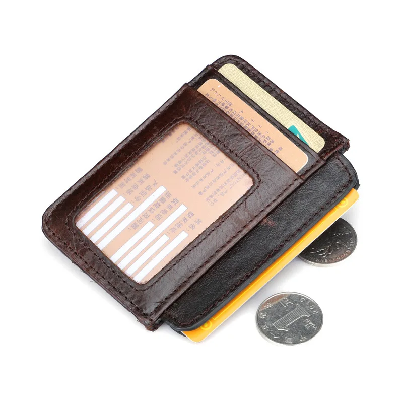 Fashion Cow Leather ID Badge Cards Holder Small Thin Credit Card Case Business Organizer Card Bag Wallet Purse with Photo Window
Fashion Cow Leather ID Badge Cards Holder Small Thin Credit Card Case Business Organizer Card Bag Wallet Purse with Photo Window