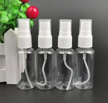 White Plastic Spray Bottles,1 oz (30ml) Empty Fine Mist Sprayers,Travel Perfume Atomizer for Cleaning Solutions SN642