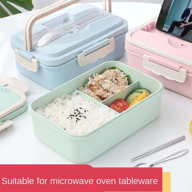 GOODLIFE Lunch Box For Kids Portable Microwave Bento Box With Compartments Wheat Straw Food Container Kitchen Accessories
GOODLIFE Lunch Box For Kids Portable Microwave Bento Box With Compartments Wheat Straw Food Container Kitchen Accessories