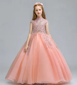 Beads Sequin Tulle Girls Dress Children First Communion Party Gown Elegant Princess Long Tulle Baby Girls Wedding Ceremony Dress
Beads Sequin Tulle Girls Dress Children First Communion Party Gown Elegant Princess Long Tulle Baby Girls Wedding Ceremony Dress