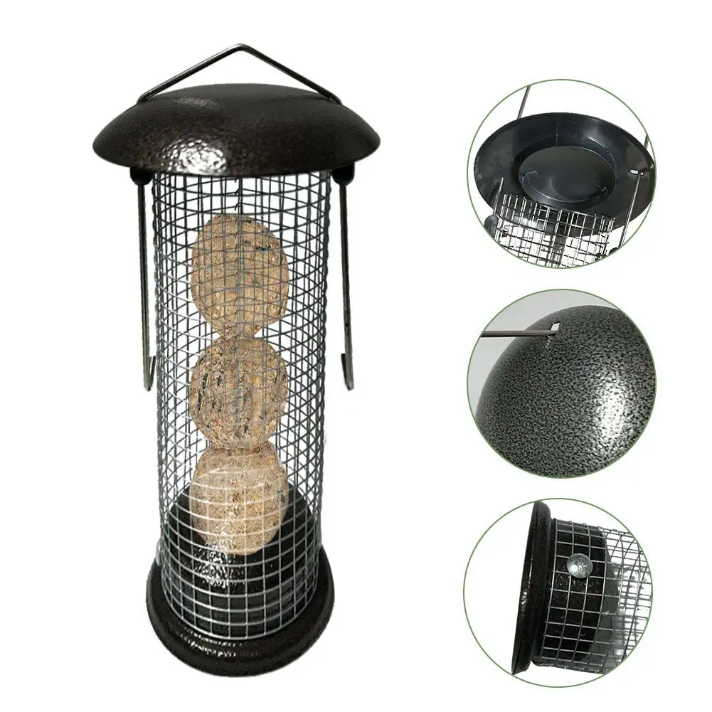 Bird Feeder Hanging Automatic Bird Feeding Tool High Quality Metal Carrying Bird Feeder For Outdoor Use
Bird Feeder Hanging Automatic Bird Feeding Tool High Quality Metal Carrying Bird Feeder For Outdoor Use